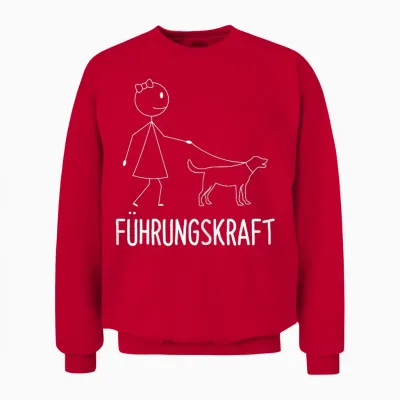Lustige Hunde Sprüche Kleidung Für Hundebesitzer Damen X-Small Schwarz Kurzarm Unisex Sweatshirt - Red