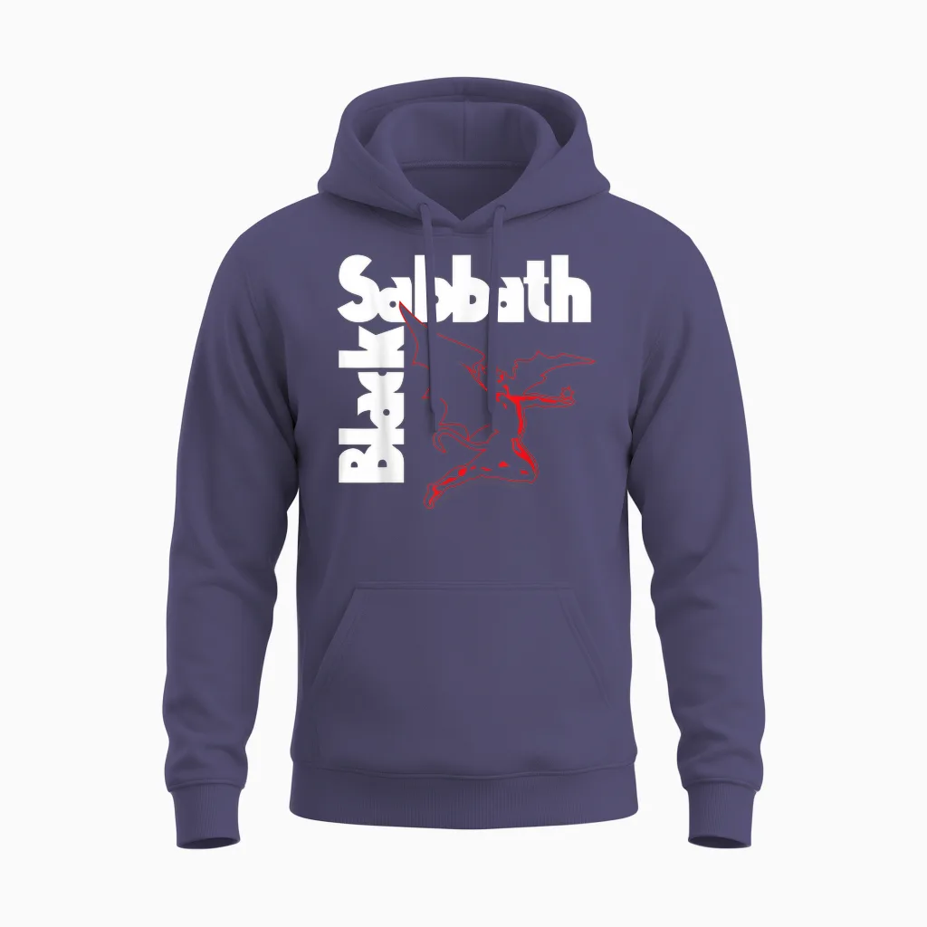Black Sabbath Official Creature Unisex Hoodie in Heather Sport Dark Navy