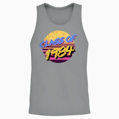 80s Style 36th Class Reunion Class of 1984 Unisex Tank Top - Sport Grey
