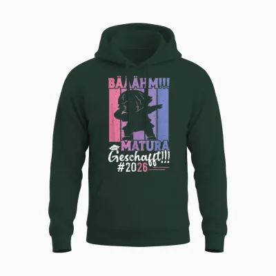 Maturantin Bääähm Matura Geschafft 2026 Lustig Maturantinnen Unisex Hoodie - Forest