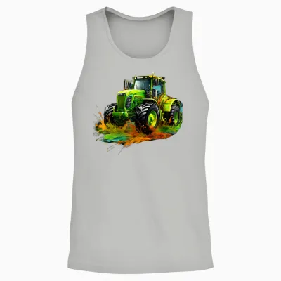 Traktor Deutz Für Den Dorfrocker I Landwirtschaft Unisex Tank Top - Ash
