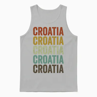 Costa Rica Retro Vintage Unisex Tank Top - Ash
