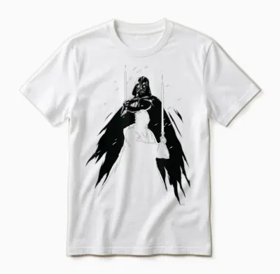 Star Wars Obi-Wan Kenobi Darth Vader Light and Dark Unisex T-Shirt - White