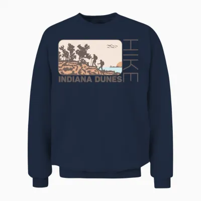 Hike Indiana Dunes Unisex Sweatshirt - Navy