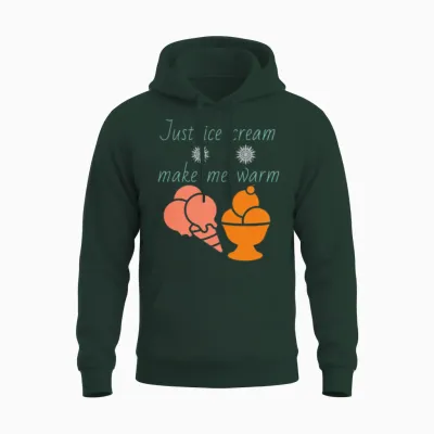 Ice Cream, Disney, Pink, Chocolate, Vanilla, Sweet Unisex Hoodie - Forest