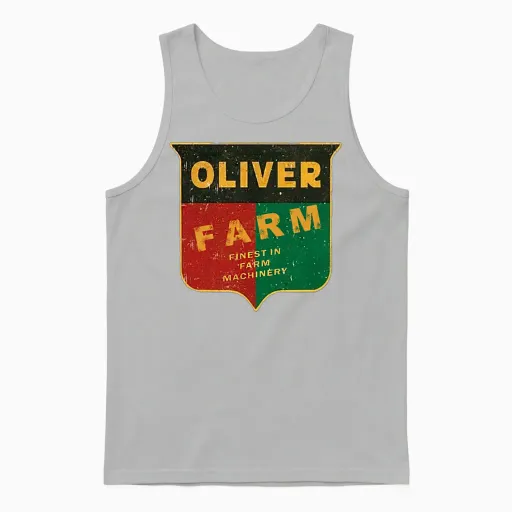 Oliver Farm Equipment Unisex Tank Top - Ash