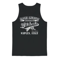 Naples American High School Wildcats Alumni Unisex Tank Top - Black – 1