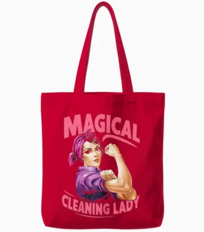 Humeur De Fée Du Ménage Magique Tote Bags - Red
