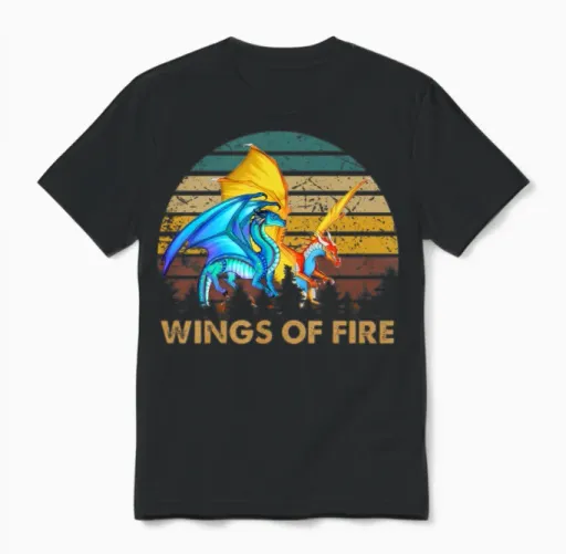 I M a Lazy Rainwing Dragon Vintage Wings of Fire Unisex T-Shirt in Black