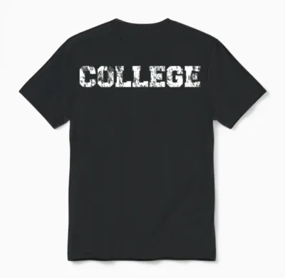 Animal House College Unisex T-Shirt - Black