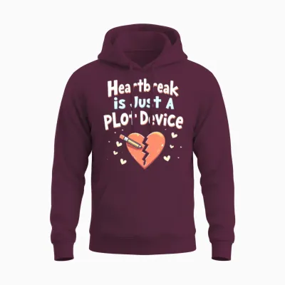 Breakup Empowerment Self-Love Fresh Starts Unisex Hoodie - Maroon