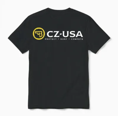 Cz Usa Back Unisex T-Shirt - Black