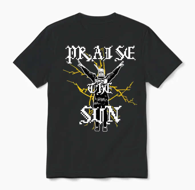 Praise the Sun Sunbro Gaming Unisex T-Shirt in Black