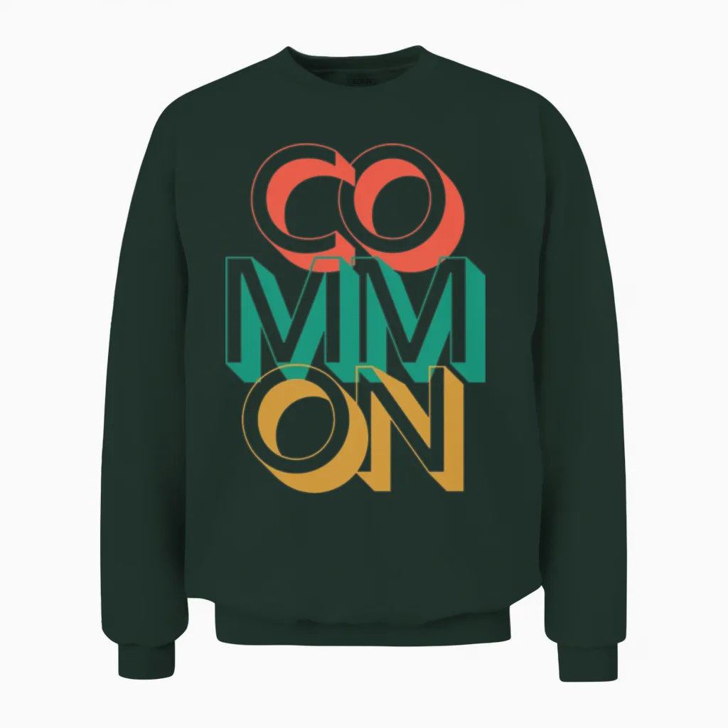Retro Common Unisex Sweatshirt in Forest