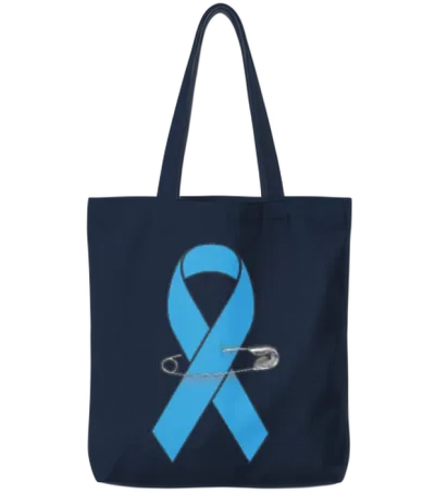 Prostate Cancer Awareness Walk Tote Bags - Navy