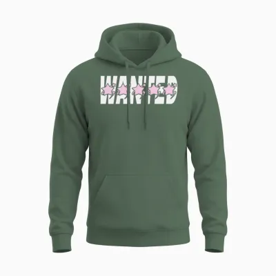 Wanted Unisex Hoodie - Military Green