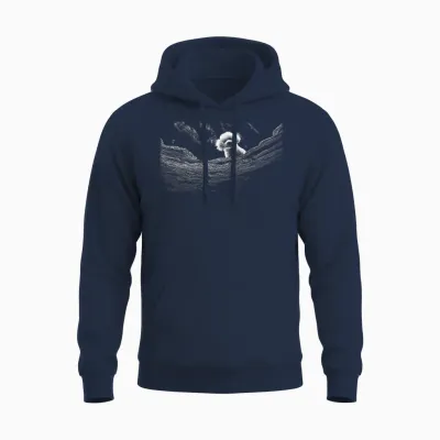 Silence of the Lamb Dog a Little Lamb in the Killer Silence Unisex Hoodie - Navy