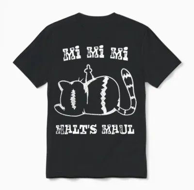 Mi Mi Mi - Halts Maul - Gejammer, Jammern, Genervte Katze Unisex T-Shirt - Black