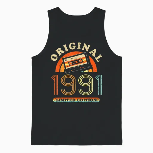 35.geburtstag Original Männer Frauen Vintage Jahrgang 1991 Unisex Tank Top - Black