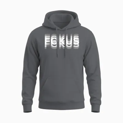 Fokus Humor Lustige Grafik T-Shirt Für Männer, Retro, Schwarz, S Unisex Hoodie - Charcoal