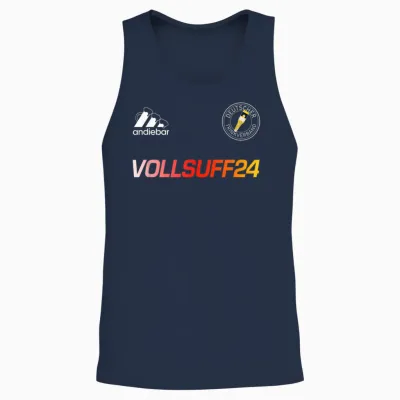 Vollsuff 24 – X Malle Soft Jersey Germany Beer T-Shirt, Black Unisex Tank Top - Navy