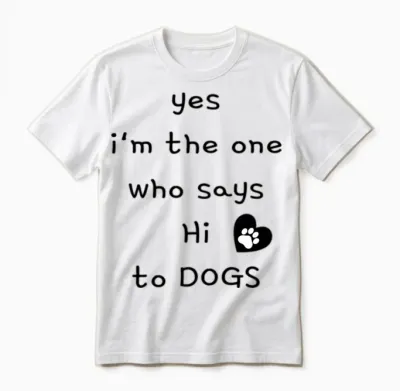 Dogs Unisex T-Shirt - White