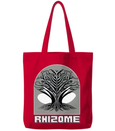 Plant Love Tote Bags - Red