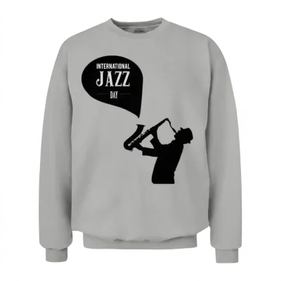 Jazz Music Improvisation Festival Unisex Sweatshirt - Ash