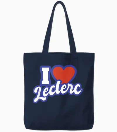 Ich Liebe Leclerc Tote Bags - Navy