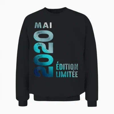 Mai 2020 édition Limitée Mai 2020 Unisex Sweatshirt - Black
