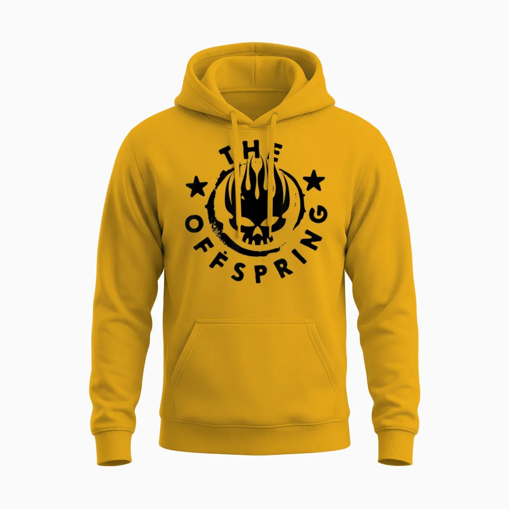 The Offspring Official Star Logo Unisex Hoodie in Gold