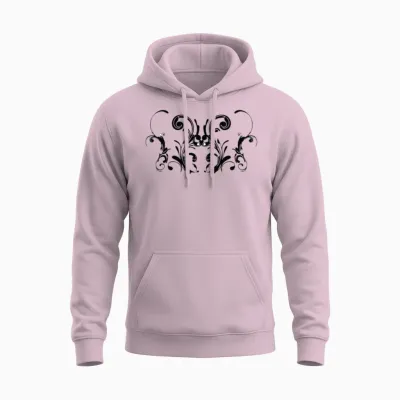 Custom Unisex Hoodie - Light Pink