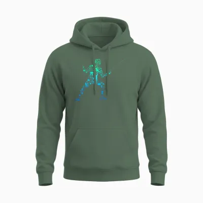 Fechten Fechter Kinder Unisex Hoodie - Military Green