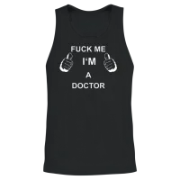 Trust Fuck Me I M Doctor — Doctors Unisex Tank Top - Black – 2