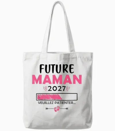 Annonce Grossesse Tote Bags - White