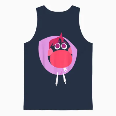 Disney and Pixar’s Inside Out 2 Embarrassment Big Face Unisex Tank Top - Navy