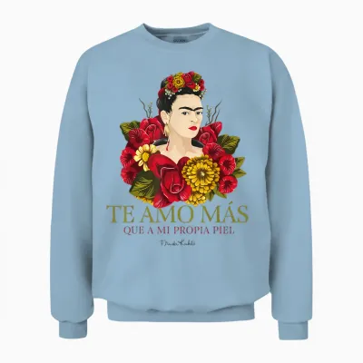 Frida Kahlo - Vielzahl Von Artikeln Unisex Sweatshirt - Light Blue