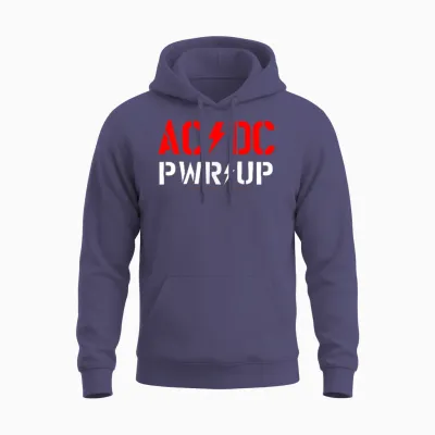 Ac/dc Pwr Up North American Tour Dates Back to 2025 Unisex Hoodie - Heather Sport Dark Navy
