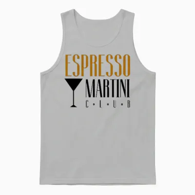 Espresso Martini Club | Kaffee Cocktail Cafe Coffee Bar Team Unisex Tank Top - Ash