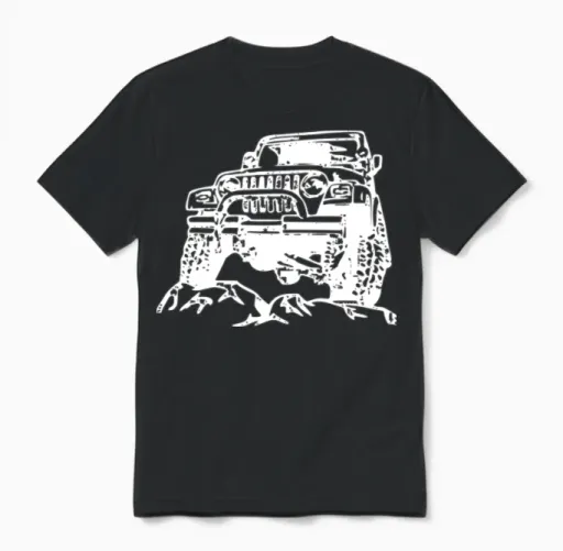 Jeep Unisex T-Shirt in Black