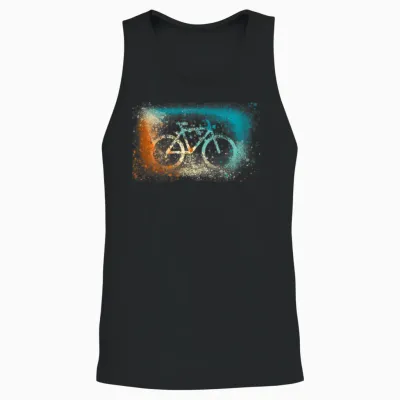 Bike,retro,vintage, Bicycle Unisex Tank Top - Black