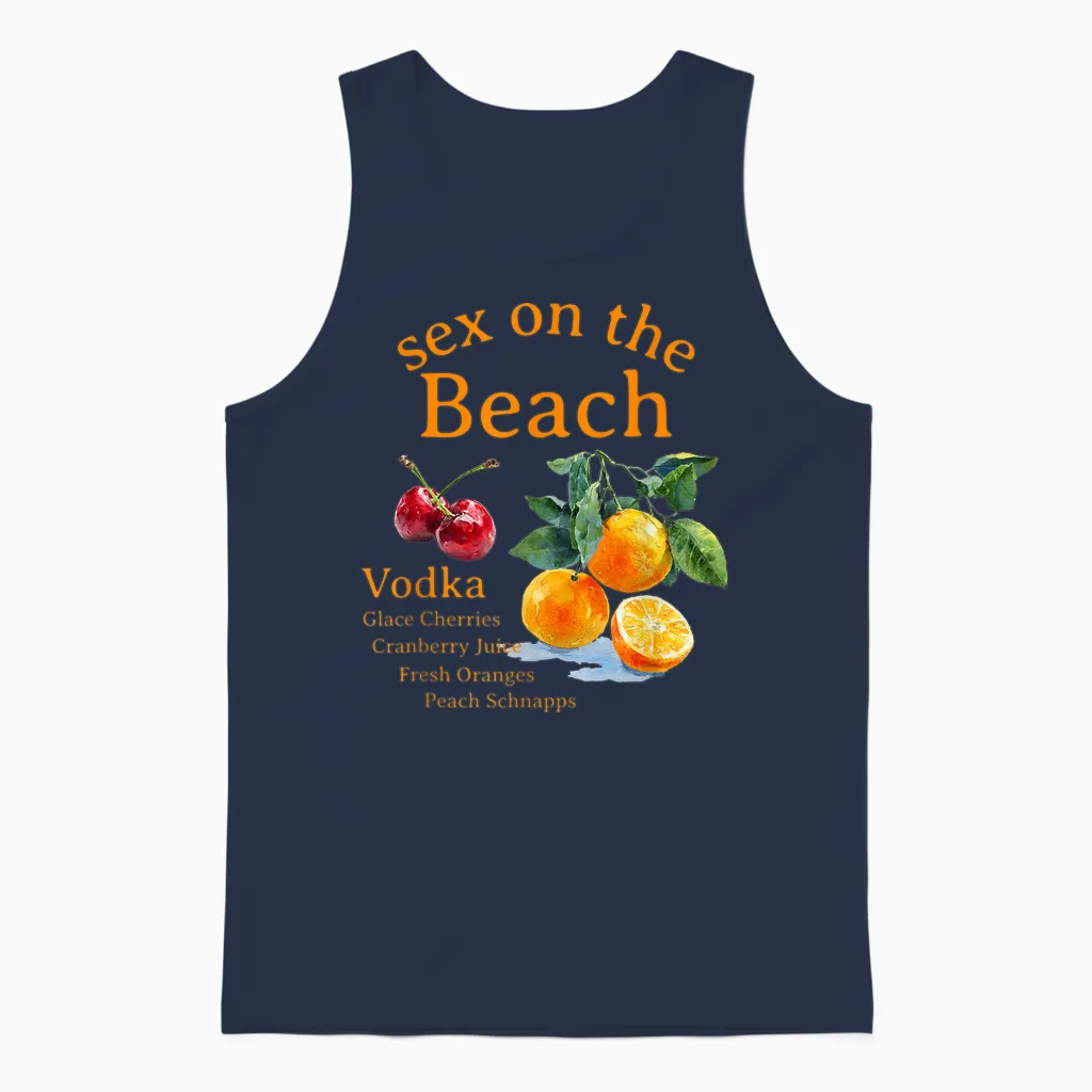 Sex on the Beach Summer & Unisex Tank Top in Navy