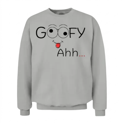 Funny Goofy Unisex Sweatshirt - Ash