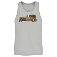 Retro Car — Cars & Muscle Gift Unisex Tank Top - Ash – 2