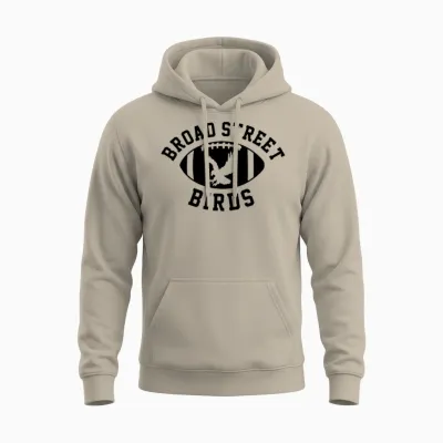 Broad St Birds Unisex Hoodie - Sand
