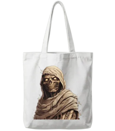 Undead Mummy Tote Bags - White