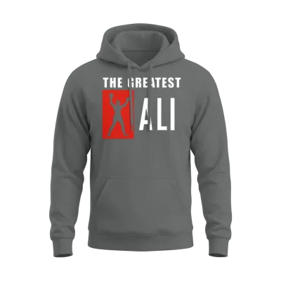 The Greates Ali Unisex Hoodie - Graphite Heather