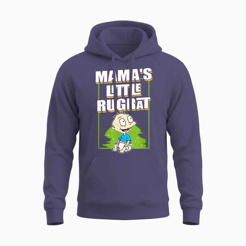 Mama's Little Rugrat - Tommy Pickles Unisex Hoodie in Heather Sport Dark Navy