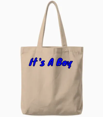 Lt's a Boy (the Prince Has Arrived) Tote Bags - Natural
