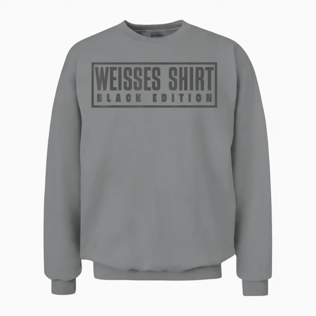 Funny Slogan Unisex Sweatshirt in Sport Grey